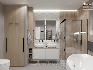Łazienka w skandynawskim stylu - zdjęcie od SenkoArt Design