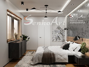 Projekt sypialni nowoczesnej - zdjęcie od SenkoArt Design