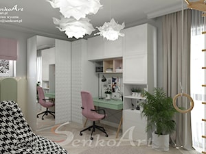 Pokój dla dziewczynki w pastelowych kolorach - zdjęcie od SenkoArt Design