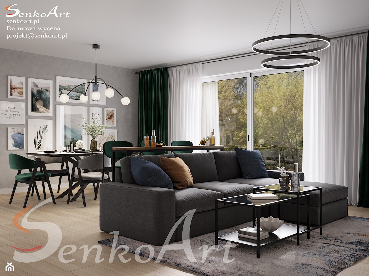 Salon w stylu Industrialnym - zdjęcie od SenkoArt Design - Homebook
