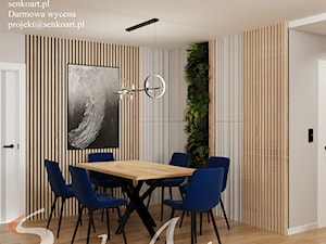 Projekt salonu z akcentami kolorystycznymi - zdjęcie od SenkoArt Design