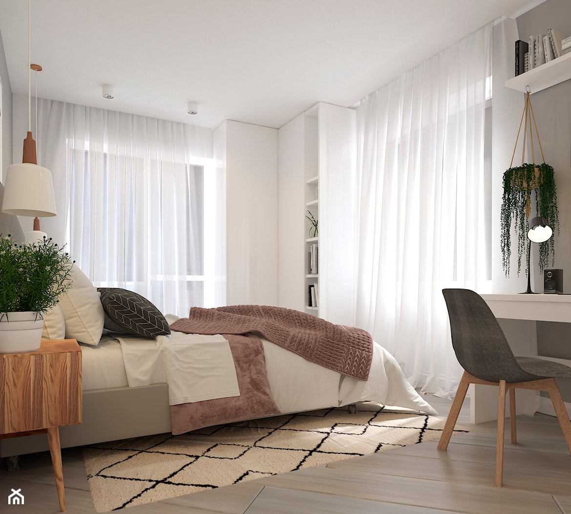 Sypialnia w stylu skandynawskim1 - zdjęcie od SenkoArt Design - Homebook