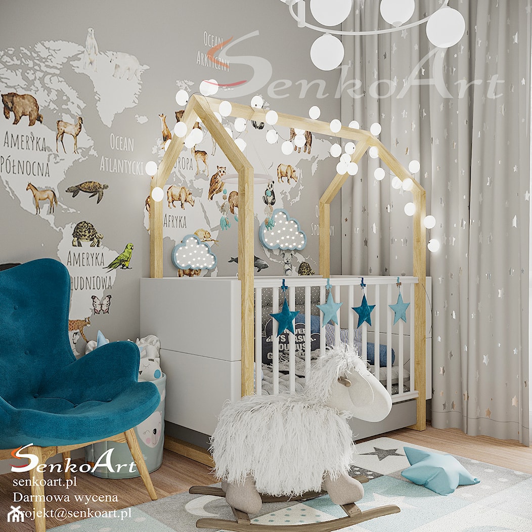 Aranżacja pokoju dla małej księżniczki - zdjęcie od SenkoArt Design - Homebook