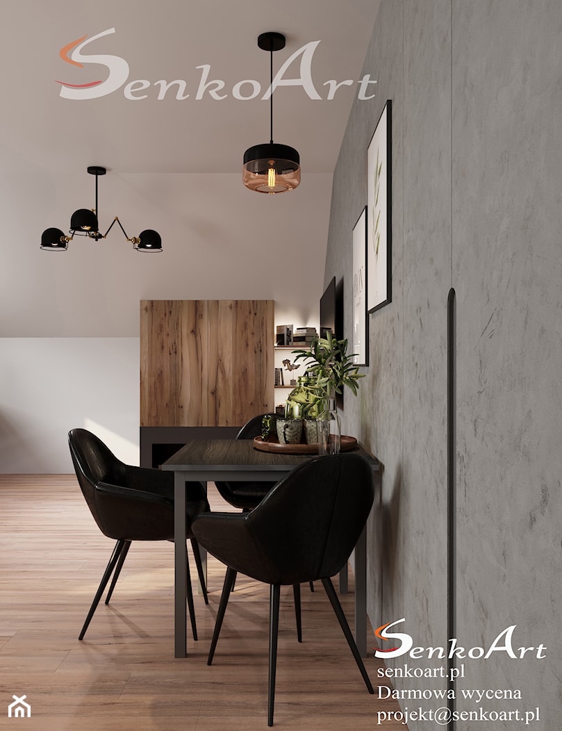 Aranżacja Kuchni - Wizualizacja 3D - zdjęcie od SenkoArt Design - Homebook