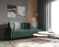 Salon z zielona sofa - zdjęcie od Senkoart Design - Homebook