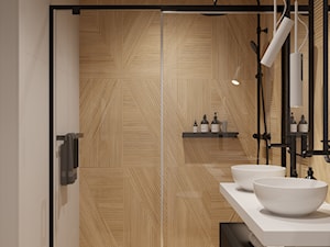 Projekt łazienki w domu jednorodzinnym - zdjęcie od Senkoart Design