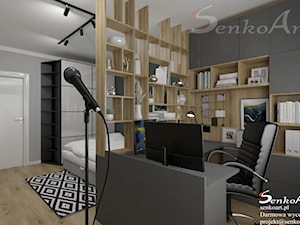 Pokój dla nastolatka w nowoczesnym stylu - zdjęcie od SenkoArt Design