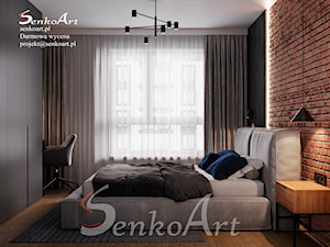 Sypialnia - Styl Industrialny - zdjęcie od SenkoArt Design