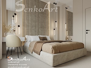 Beżowa sypialnia - zdjęcie od SenkoArt Design