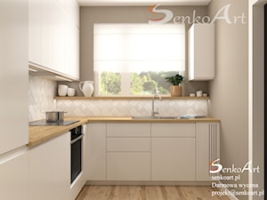 Wizualizacja nowoczesnej kuchni - zdjęcie od SenkoArt Design