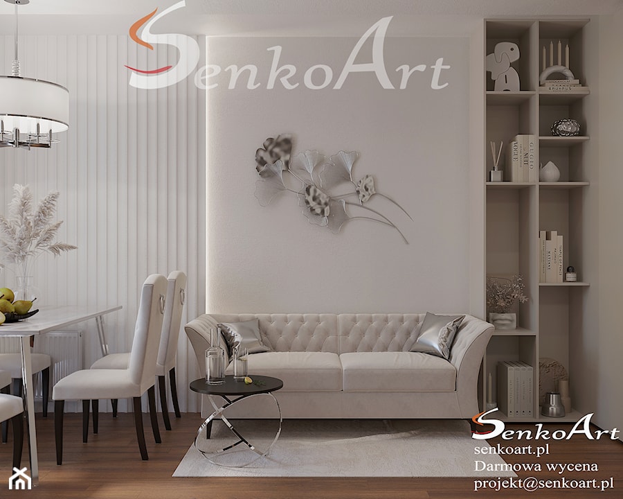 Salon z narożniekiem - zdjęcie od SenkoArt Design