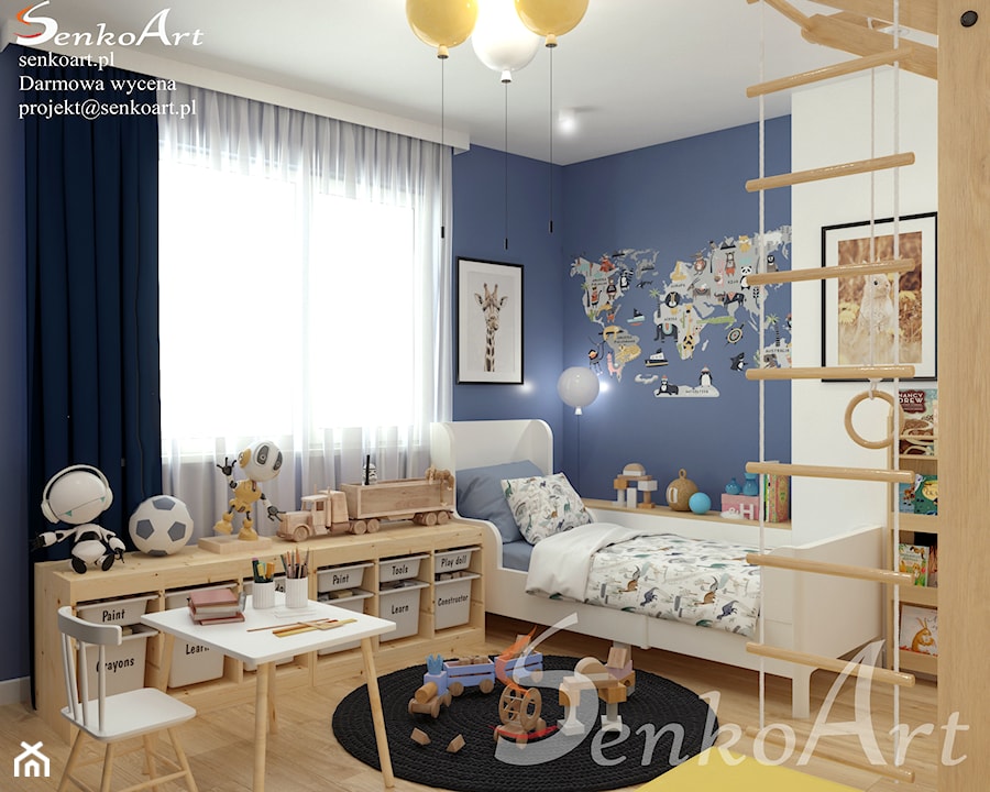 Pokój dziecięcy dla chłopca - zdjęcie od SenkoArt Design