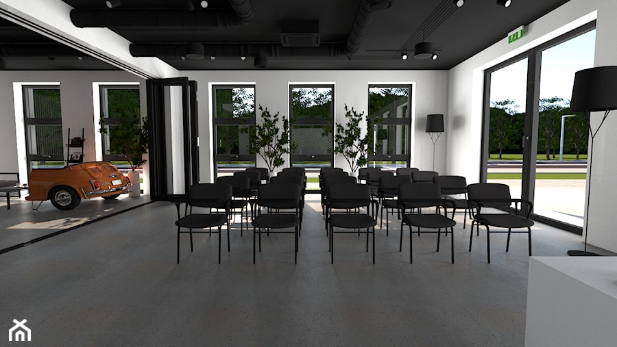 Siedziba firmy szkoły nauki jazdy - Wnętrza publiczne, styl minimalistyczny - zdjęcie od Zen Home