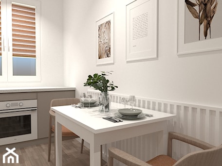 Aranżacje wnętrz - Kuchnia: Druga wersja nowoczesnej kuchni w beżach - Zen Home. Przeglądaj, dodawaj i zapisuj najlepsze zdjęcia, pomysły i inspiracje designerskie. W bazie mamy już prawie milion fotografii!