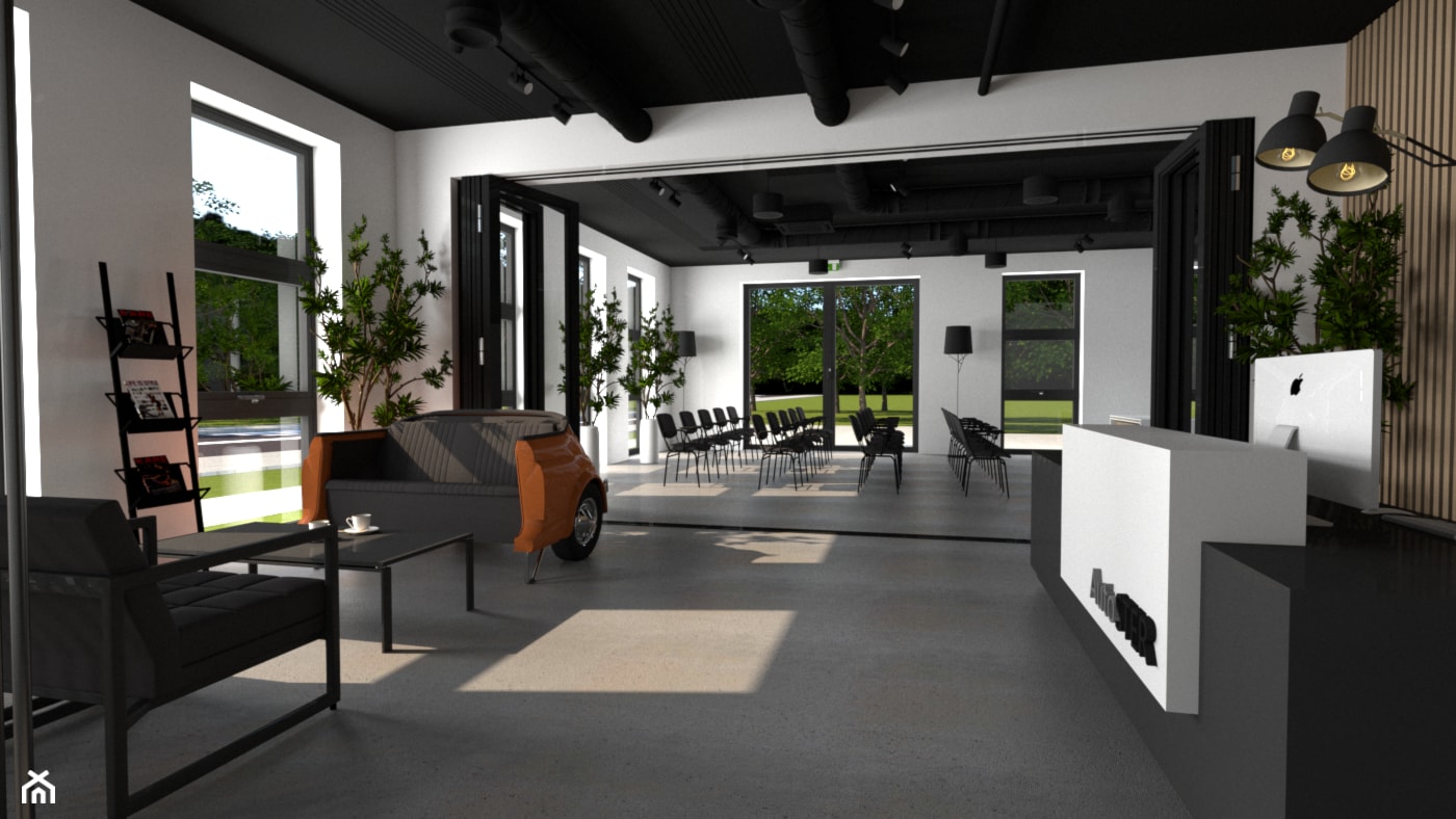 Siedziba firmy szkoły nauki jazdy - Wnętrza publiczne, styl minimalistyczny - zdjęcie od Zen Home - Homebook