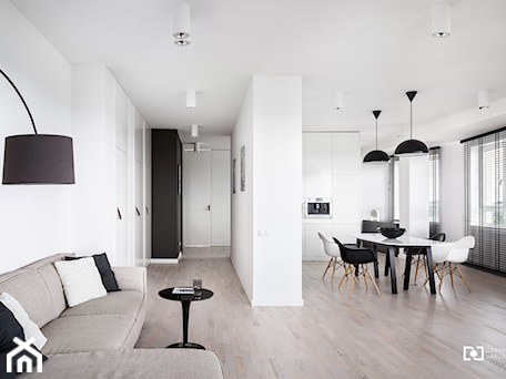 Aranżacje wnętrz - Salon: Sun Tower Apartment - Salon, styl nowoczesny - Dariusz Jarząbek. Przeglądaj, dodawaj i zapisuj najlepsze zdjęcia, pomysły i inspiracje designerskie. W bazie mamy już prawie milion fotografii!