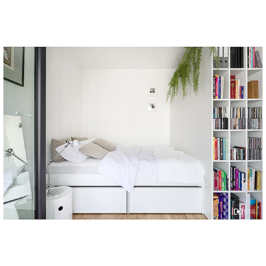 One room apartment - Sypialnia, styl nowoczesny - zdjęcie od Dariusz Jarząbek