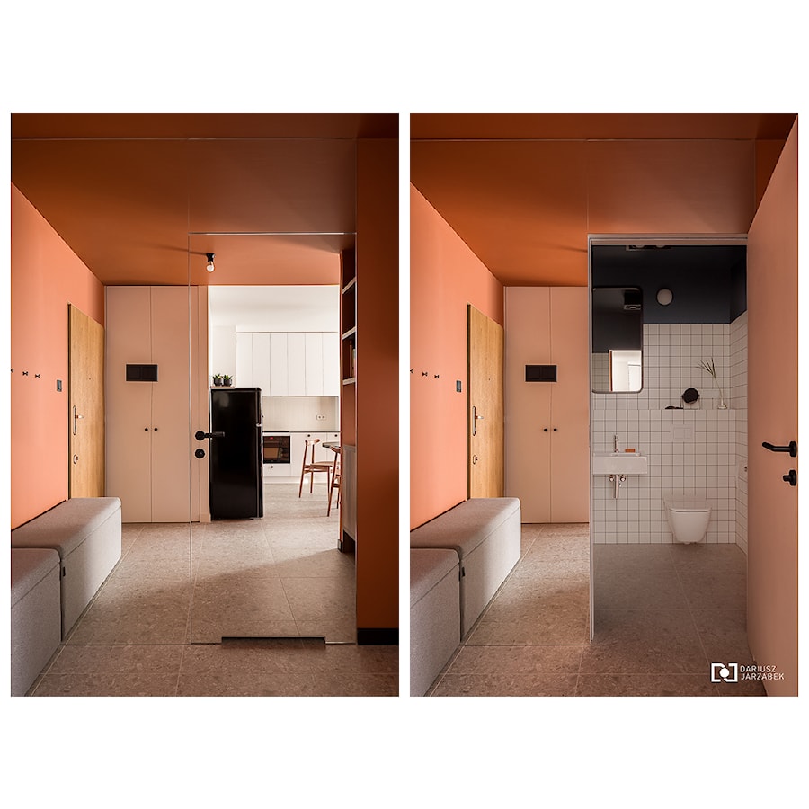 Fox apartment - Hol / przedpokój, styl nowoczesny - zdjęcie od Dariusz Jarząbek