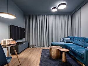 Dark apartment - Salon - zdjęcie od Dariusz Jarząbek