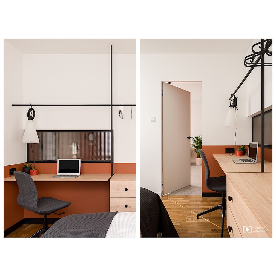 Fox apartment - Biuro, styl nowoczesny - zdjęcie od Dariusz Jarząbek