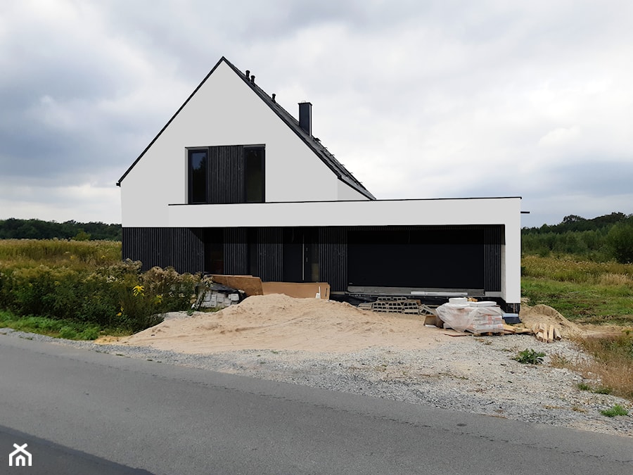 Dom Shou Sugi Ban - Domy, styl minimalistyczny - zdjęcie od Pracownia Projektowa Pion i Poziom