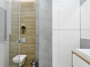 Łazienka - zabudowa pralki - zdjęcie od ABC Projektowo • projektowanie wnętrz