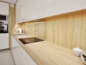 Kuchnia - podświetlenie blatu roboczego - zdjęcie od ABC Projektowo • projektowanie wnętrz