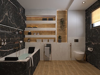 Projekt nowoczesnej łazienki w Jakubowie