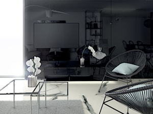 Mieszkanie w stylu glamour - Salon, styl glamour - zdjęcie od DNAarchitekci