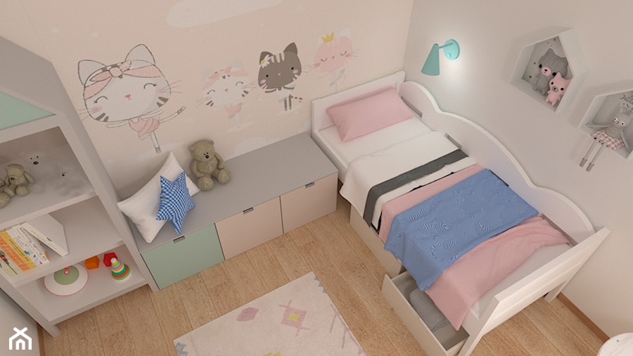 Pokój dwulatki - Pokój dziecka, styl skandynawski - zdjęcie od In-Design Projektowanie i Home Staging