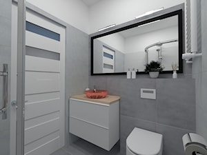 Dwupokojowe mieszkanie w Krakowie - Łazienka, styl nowoczesny - zdjęcie od In-Design Projektowanie i Home Staging