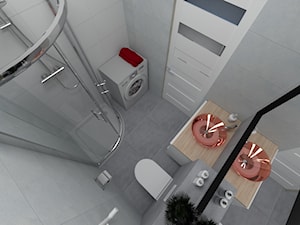 Dwupokojowe mieszkanie w Krakowie - Łazienka, styl nowoczesny - zdjęcie od In-Design Projektowanie i Home Staging