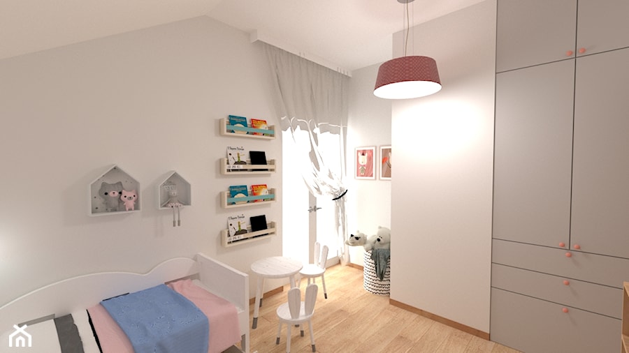 Pokój dwulatki - Pokój dziecka, styl skandynawski - zdjęcie od In-Design Projektowanie i Home Staging