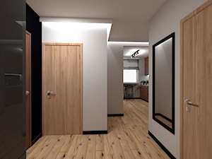 Mieszkanie dla młodego małżeństwa - Hol / przedpokój, styl industrialny - zdjęcie od In-Design Projektowanie i Home Staging