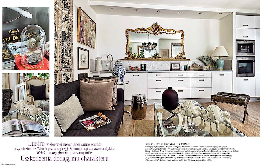 Mieszkanie kolekcjonera - publikacja w magazynie Dobre Wnętrze - Salon, styl nowoczesny - zdjęcie od Mariusz Purta P2 Foto