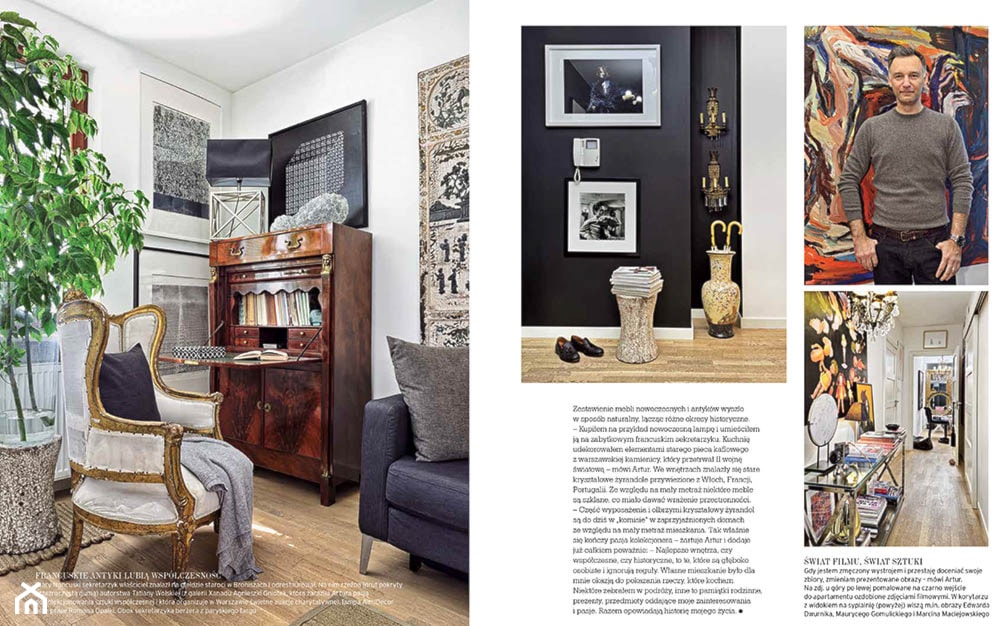 Mieszkanie kolekcjonera - publikacja w magazynie Dobre Wnętrze - Salon, styl nowoczesny - zdjęcie od Mariusz Purta P2 Foto - Homebook