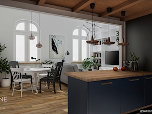 Nowoczesne mieszkanie loft kawalerka - Jadalnia, styl nowoczesny - zdjęcie od Outline of Design