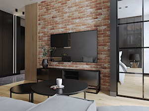 Mieszkanie 40m2 - Salon, styl industrialny - zdjęcie od Outline of Design