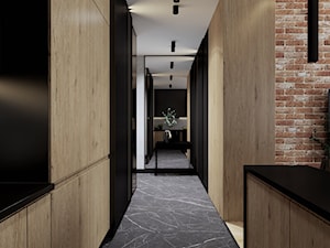 Mieszkanie 40m2 - Hol / przedpokój, styl industrialny - zdjęcie od Outline of Design