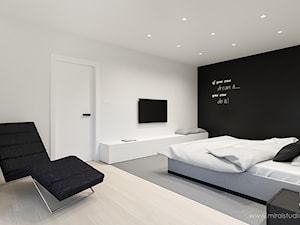 OLKUSZ, SŁONECZNA - DOM - Sypialnia, styl minimalistyczny - zdjęcie od MIRAI STUDIO