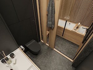 Łazienka w stylu japońskim. - zdjęcie od MIRAI STUDIO