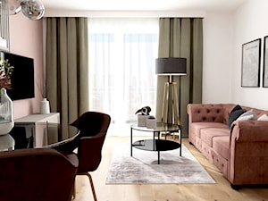 Projekt mieszkania dla singielki - Salon, styl nowoczesny - zdjęcie od n.strzyga - Natalia Strzyga