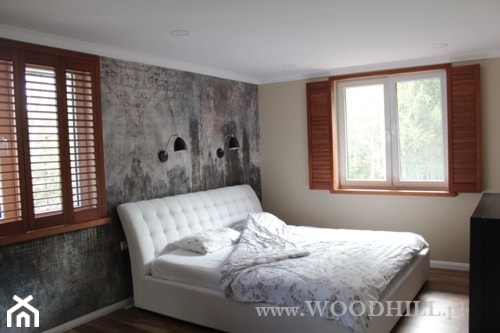 Sypialnia z Woodhill Shutters - zdjęcie od WOODHILL SHUTTERS