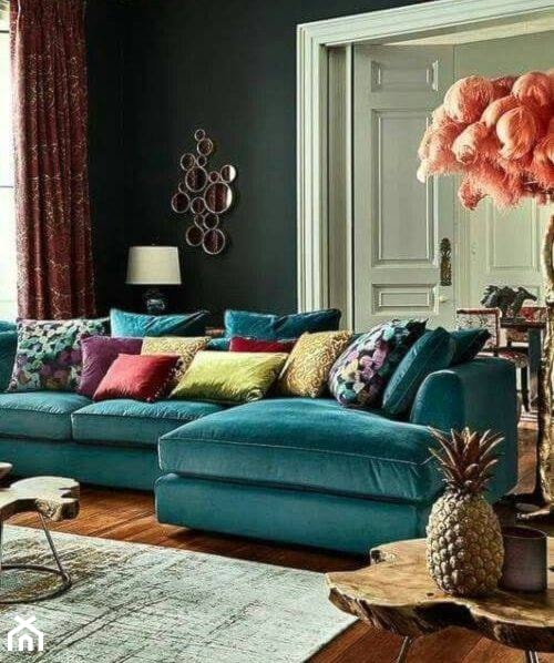 Średni zielony salon, styl nowoczesny - zdjęcie od Strefa Livingu - Homebook