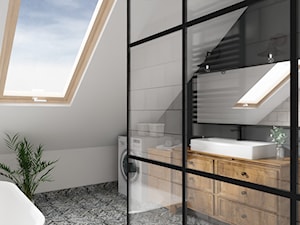 Łazienka na poddaszu - zdjęcie od JTG Design