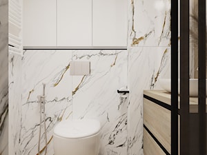 łazienka - marmur i drewno - Łazienka, styl tradycyjny - zdjęcie od JTG Design