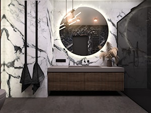 Projekt łazienki - Łazienka, styl nowoczesny - zdjęcie od ŻK studio
