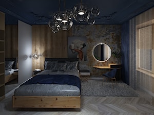 Sypialnia w granacie - zdjęcie od NORDMOSS