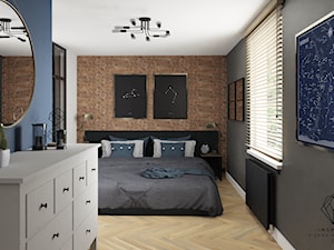 Mieszkanie Styl Industrialy/Loft - Sypialnia, styl industrialny - zdjęcie od INSPIRO Studio Projektowania Wnętrz