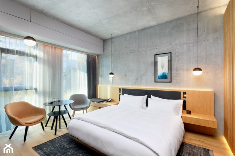 OBIEKT REFERENCYJNY_HOTEL NOBU - Sypialnia, styl industrialny - zdjęcie od Laufen